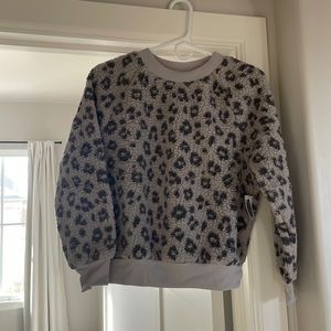 NWT! Sherpa sweatshirt